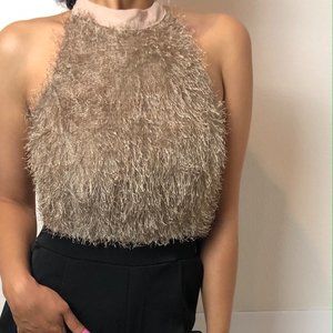 Black & Taupe Jumpsuit